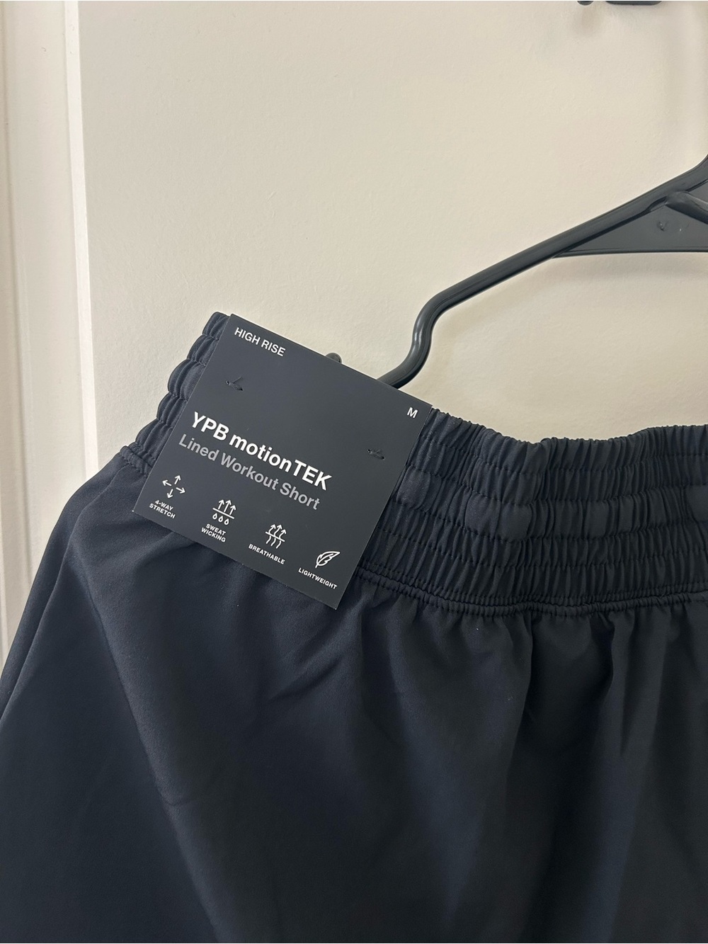 Abercrombie & Fitch Black Athletic Drawstring Shorts - Picture 3 of 4